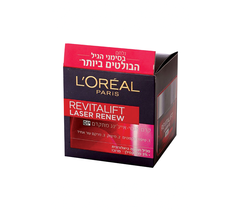 3600523428663 كريم لوريال ليزر L'Oreal Paris Revitalift Laser لتقليل ظهور التجاعيد - الصورة 1