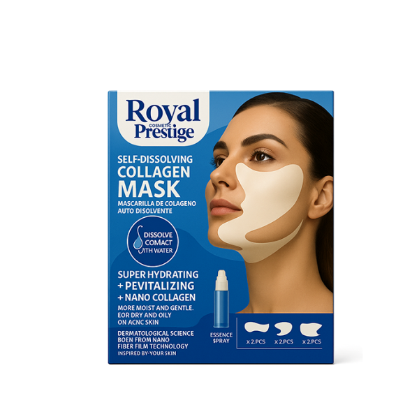 ماسك الكولاجين الذائب من Royal Prestige – عناية مكثفة وفورية لبشرة نضرة ومشرقة