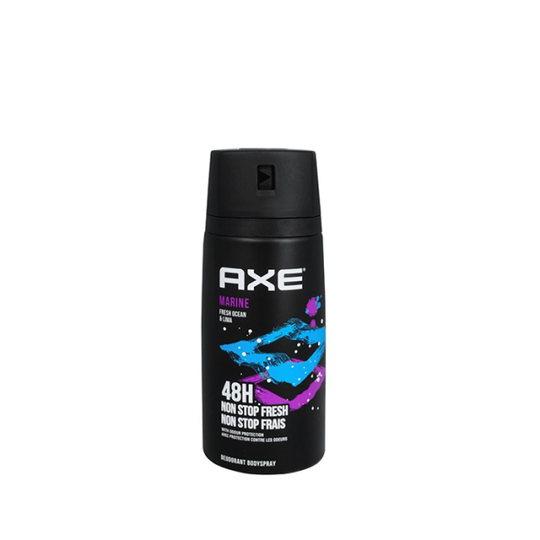 مزيل العرق برائحةفريش اوشين بحجم 150 مل  Axe Marine Fresh Ocean & Lima Body Spray 150ml