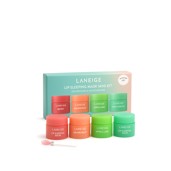 مجموعة ماسك الشفايف من LANEIGE - 4 قطع