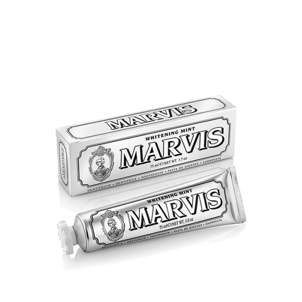 معجون أسنان مارفيس لتبييض الأسنان بنكهة النعناع - 75 مل \🦷 Marvis Whitening Mint Toothpaste – 75ml