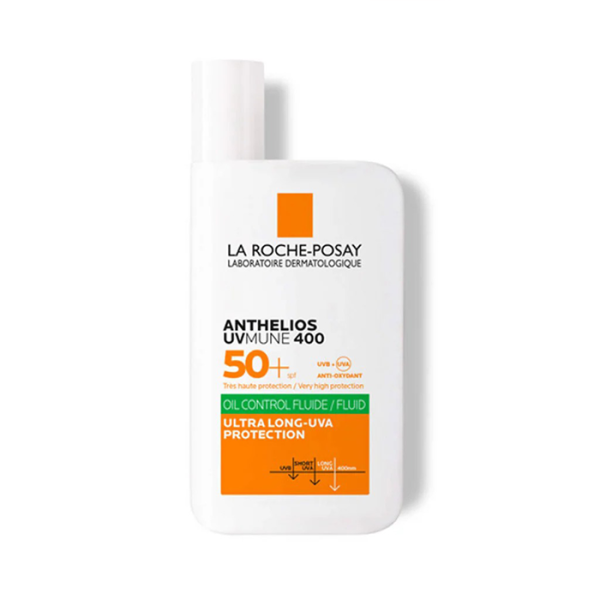 واقي شمس للوجه لاروش بوزيه أنثيليوس يو فيميون +UVMUNE للتحكم بالزيوت – SPF50+ – جل 50 مل