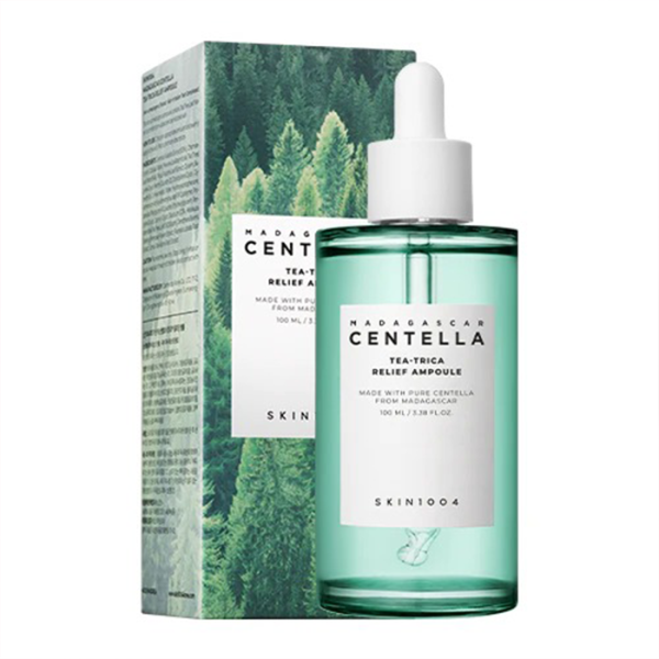 SKIN1004 Madagascar Centella Tea-Trica Relief Ampoule – 100 مل/سكين1004 – أمبول مدغشقر سينتيلا بتركيبة شجرة الشاي (Tea-Trica) لتهدئة البشرة – 100 مل          اطرح سؤالك على
