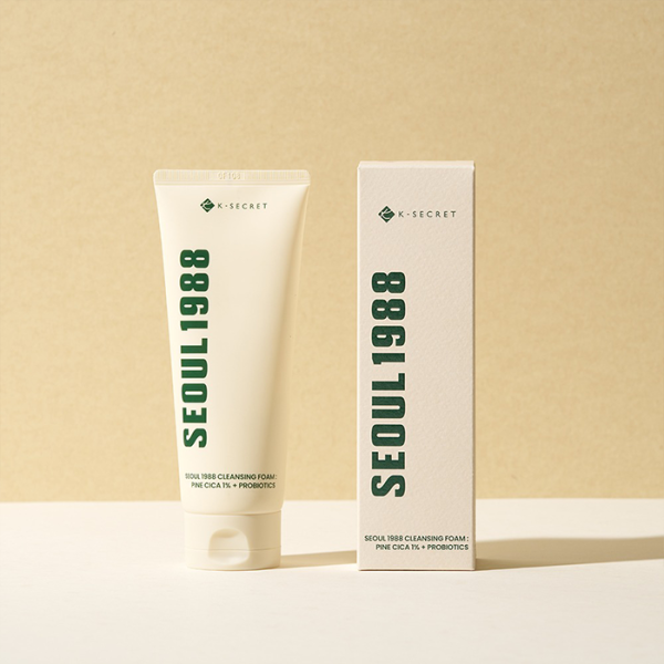منظف الوجه K-SECRET SEOUL 1988 – Pine Cica 1% + Probiotics (150ml)