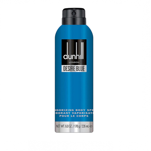 بخاخ جسم دانهيل ديزاير بلو للرجال – 226 مل (Dunhill Men's Desire Blue Deodorant Body Spray – 7.65 oz)