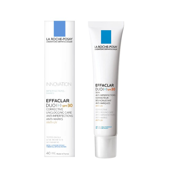 لاروش بوزيه – إيفاكلار ديو+ كريم مع SPF30 لعلاج آثار حب الشباب (La Roche-Posay Effaclar Duo+ SPF30) - 40 مل