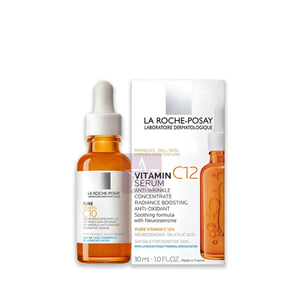 سيروم فيتامين C10 للوجه (La Roche-Posay Pure Vitamin C10 Revitalizing Face Serum 30 مل) - لاروش بوزيه