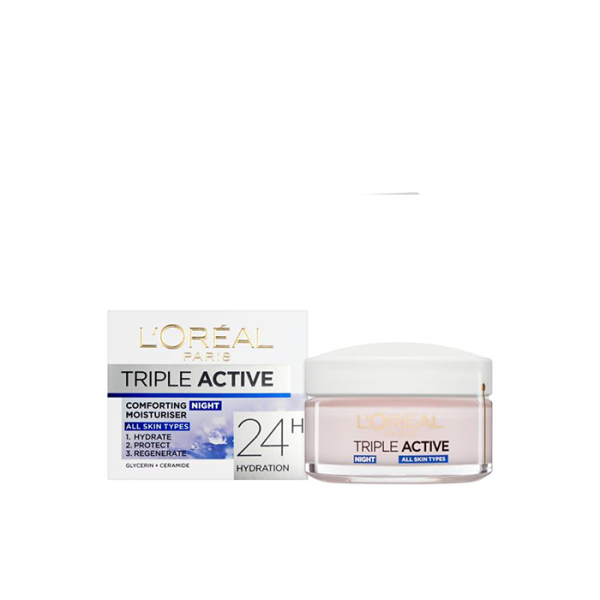 كريم ثلاثي الفعالية ليلي – لجميع أنواع البشرة (Triple Active Night All Skin Types 50 مل)