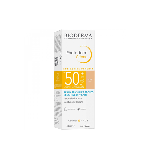 بيوديرما كريم فوتوديرم ماكس واقي شمس SPF50 مع كريم اساس لايت 40مل