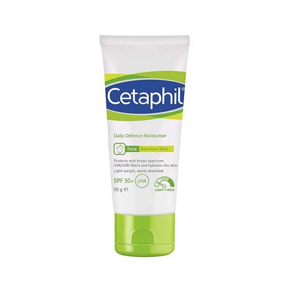 كريم مرطب يومي مع واقي شمس +SPF50، 50 جم - سيتافيل ديلي ديفينس