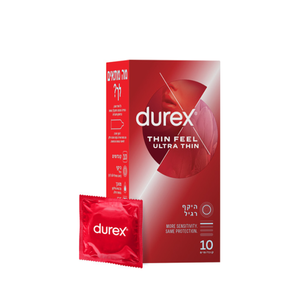 ديوركس ثين فيل ألترا ثين (Durex Thin Feel Ultra Thin) - 10 قطع