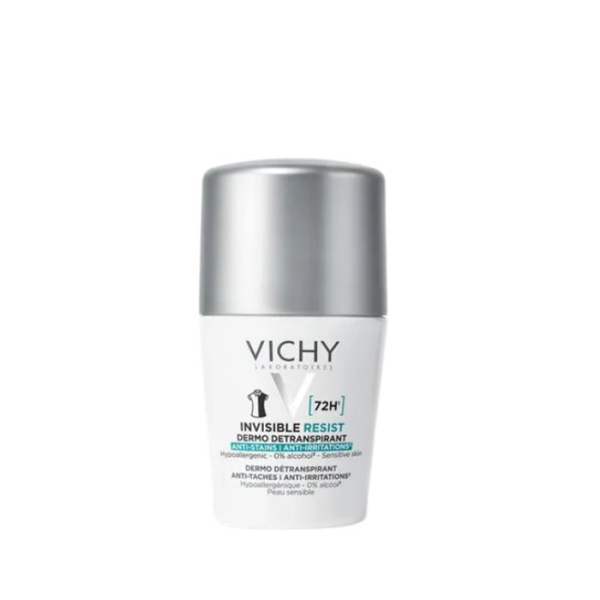 فيتشي مضاد للتعرق بدون آثار – Vichy Anti-Traces Deo Antitranspirant 48 H (50 مل)