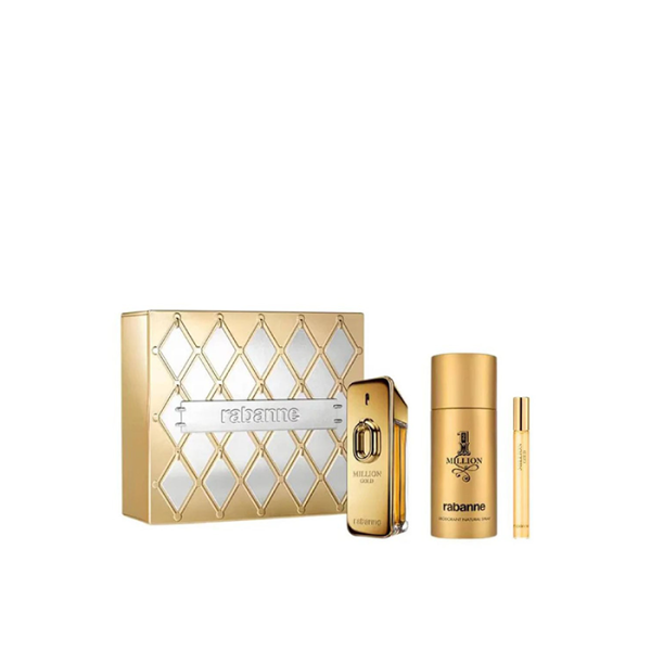 باكو رابان ميليون جولد أو دو برفيوم للرجال 100 مل\Million Gold For Him Eau De Parfum 100 Ml -Set