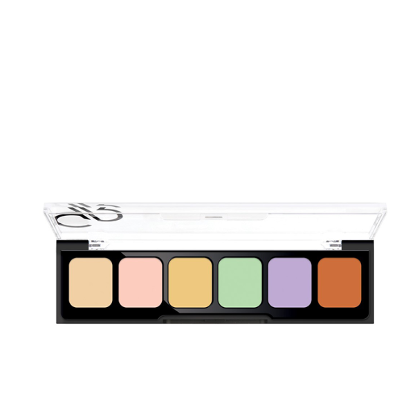 باليت كريمي لتصحيح وإخفاء العيوب — جولدن روز (Correct & Conceal Camouflage Cream Palette)
