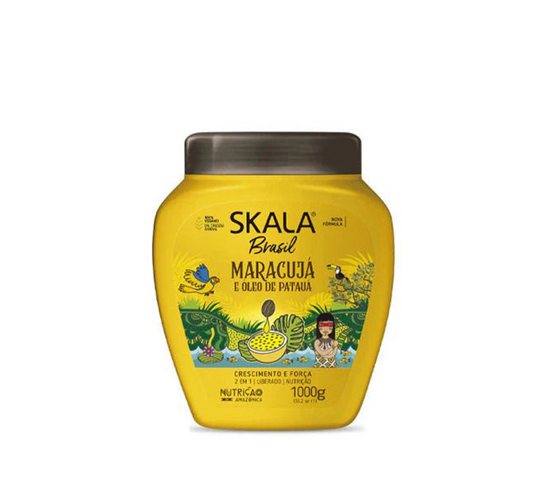 UOI0P سكالا برازيل كريم الماراكوجا وزيت الباتاو – 1000غ (Skala Brasil Maracujá & Oil Patauá Hair Cream - 1000g) - الصورة 1