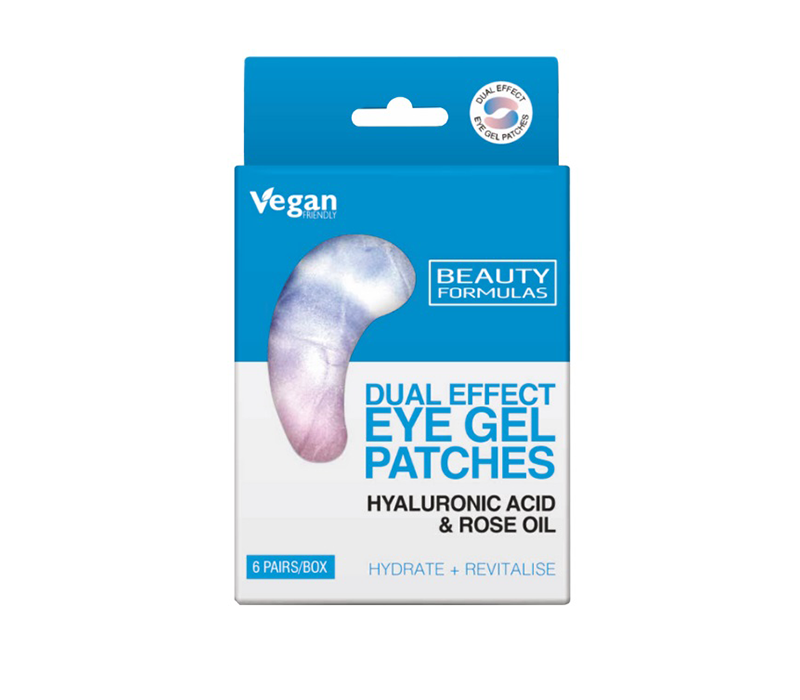 جل لصقات تحت العين بيوتي فورمولاز – Beauty Formulas Gel Eye Patches Double Effect Niacinamide & Collagen صقات جل تحت العين بيوتي فورمولاز بحمض الهيالورونيك وزيت الورد – Beauty Formulas Hyaluronic Acid & Rose Oil Dual Effect Eye Gel Patches - الصورة 1
