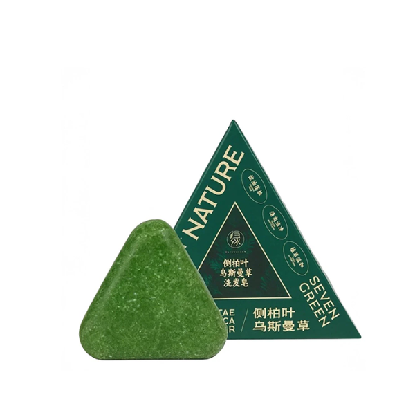 صابونة شعر نيتشر سفن جرين بـ12 مستخلص طبيعي | خالي من السيليكون -طعتين حجم كبير 125 غم + صغير 25 غم