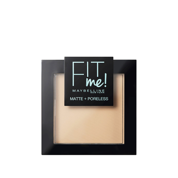 بودره حجر مايبيلين فيت مي مات & بورليس  MAYBELLINE MAKE UP FIT ME MATTE & PORELESS