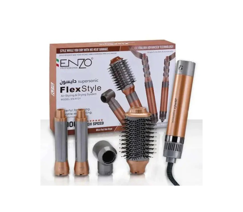 6325841264 إنزو فليكس ستايل لتصفيف وتجفيف الشعر بالهواء – سوبرسونيك (موديل EN-4131) - الصورة 1