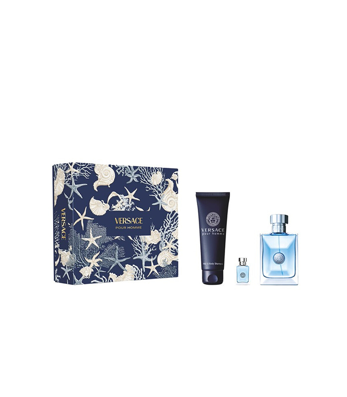 321654 طقم العطور Versace Men’s Pour Homme 3 PCS EDT Gift Set - الصورة 1