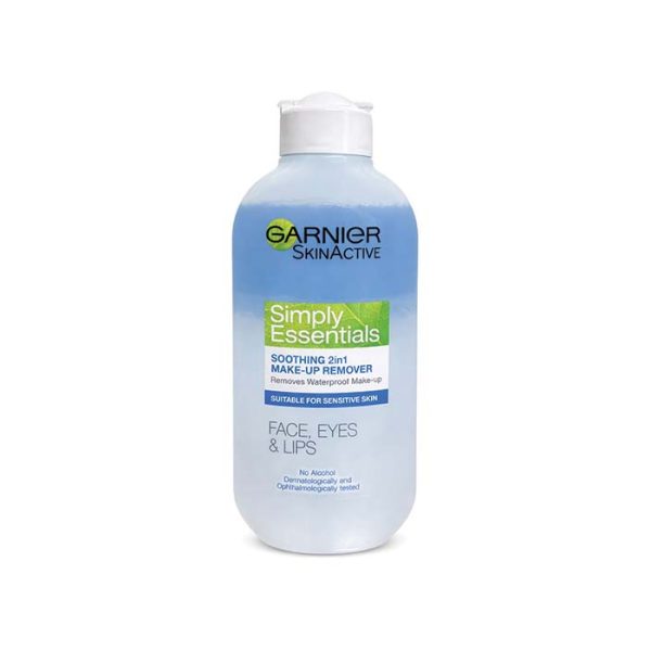 Garnier Skin Naturals Essentials Soothing Make-Up Remover – 200 مل \ منظّف مزيل مكياج لطيف من غارنييه للوجه والعينين