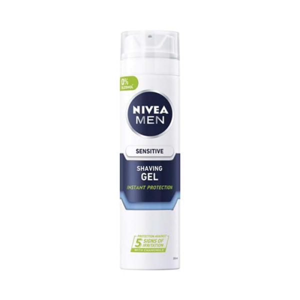Nivea For Men Sensitive Shave Gel – جل حلاقة للبشرة الحسّاسة (200 مل)