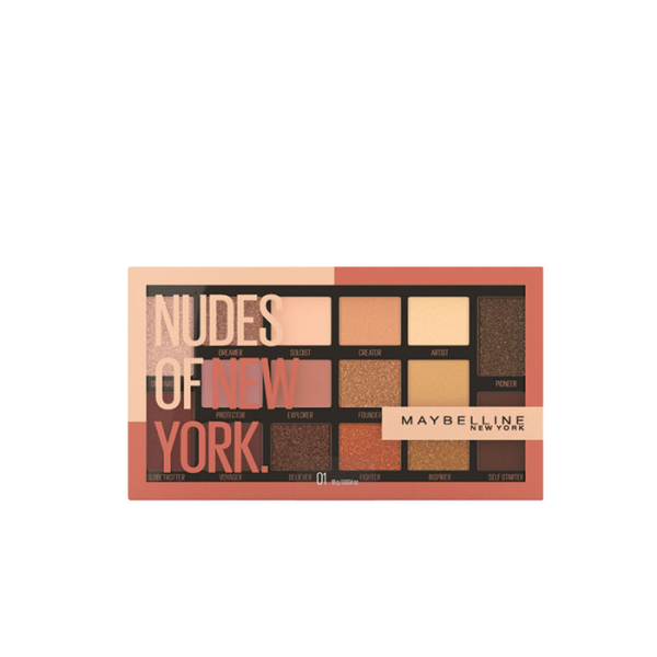 باليت ظلال العيون Maybelline The Nudes Eyeshadow Palette 01 New York من Maybelline.