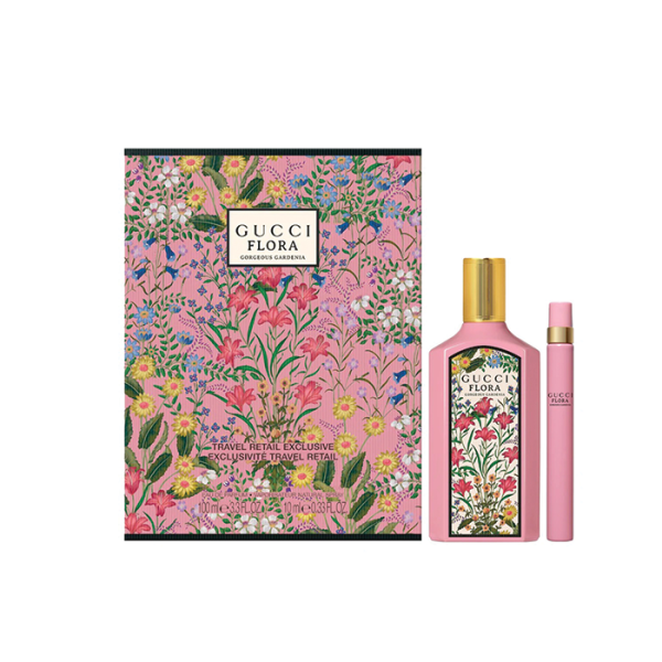 Gucci Flora Gorgeous Gardenia Eau De Parfum Gift Set 100ml+10ml