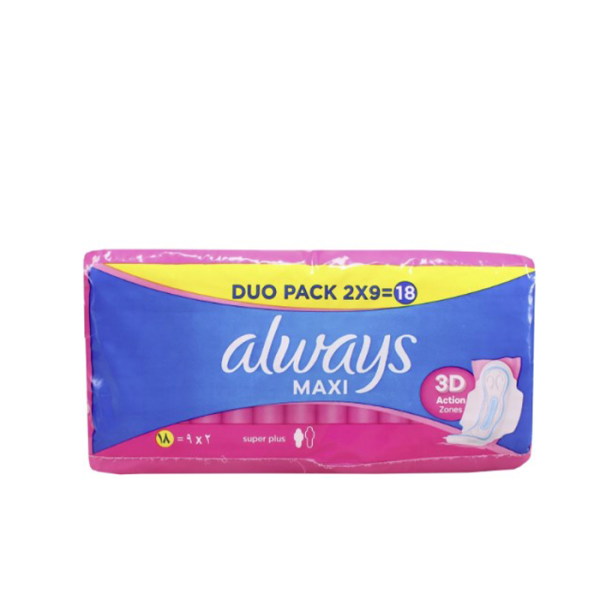 فوط صحية نسائية اولويز ماكسي