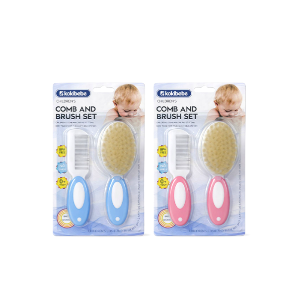 مجموعة فرشاة ومشط للأطفال من كوكي بيبي \kokibebe