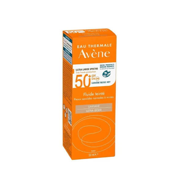 واقي شمس افين تيوب للبشرة العادية الى المختلطة مع لون 50 مل