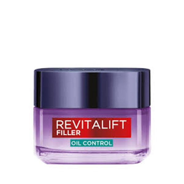 كريم لوريال باريس ريفيتاليفت فيلر جل للوجه للبشرة الدهنية، 50 مل